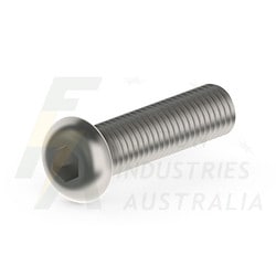 Button head type 40mm security bolt to suit electrical pillar boxes and pillar tops